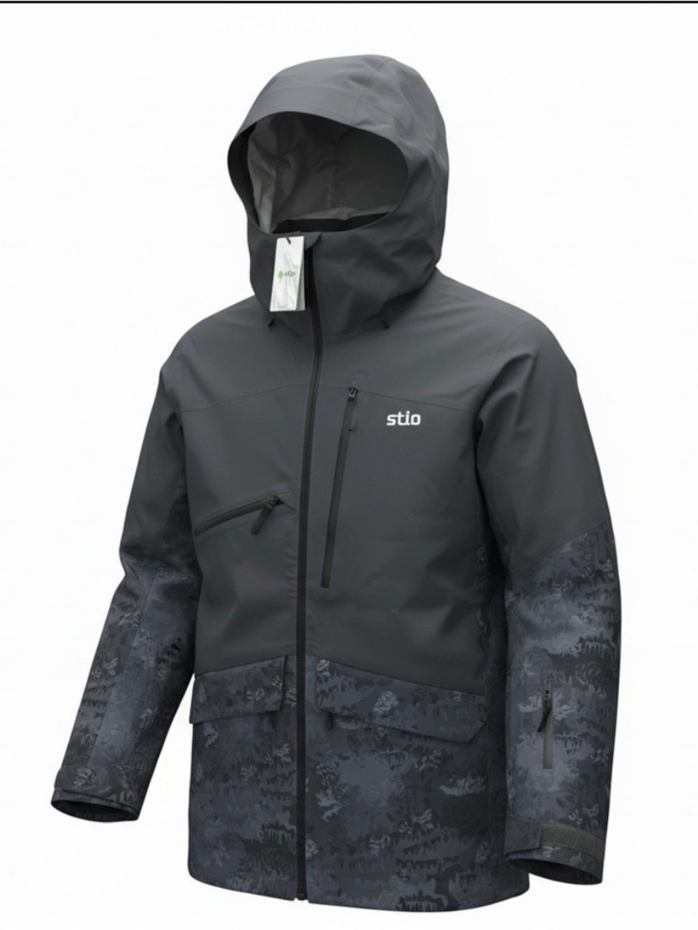 Stio Men's Figment Jacket NWT Steel Pony Whitebark Camo Men’s XXL $499